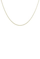 superb small 14 gold Italian Rolo Chain anklet for children      